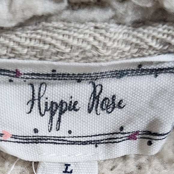 Hippie Rose Cream Sherpa Jacket - Picture 2 of 4